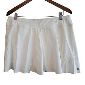 Prince Tennis Skort Womens XL White Golf Preppy Coquette Gym Pleated Academia B